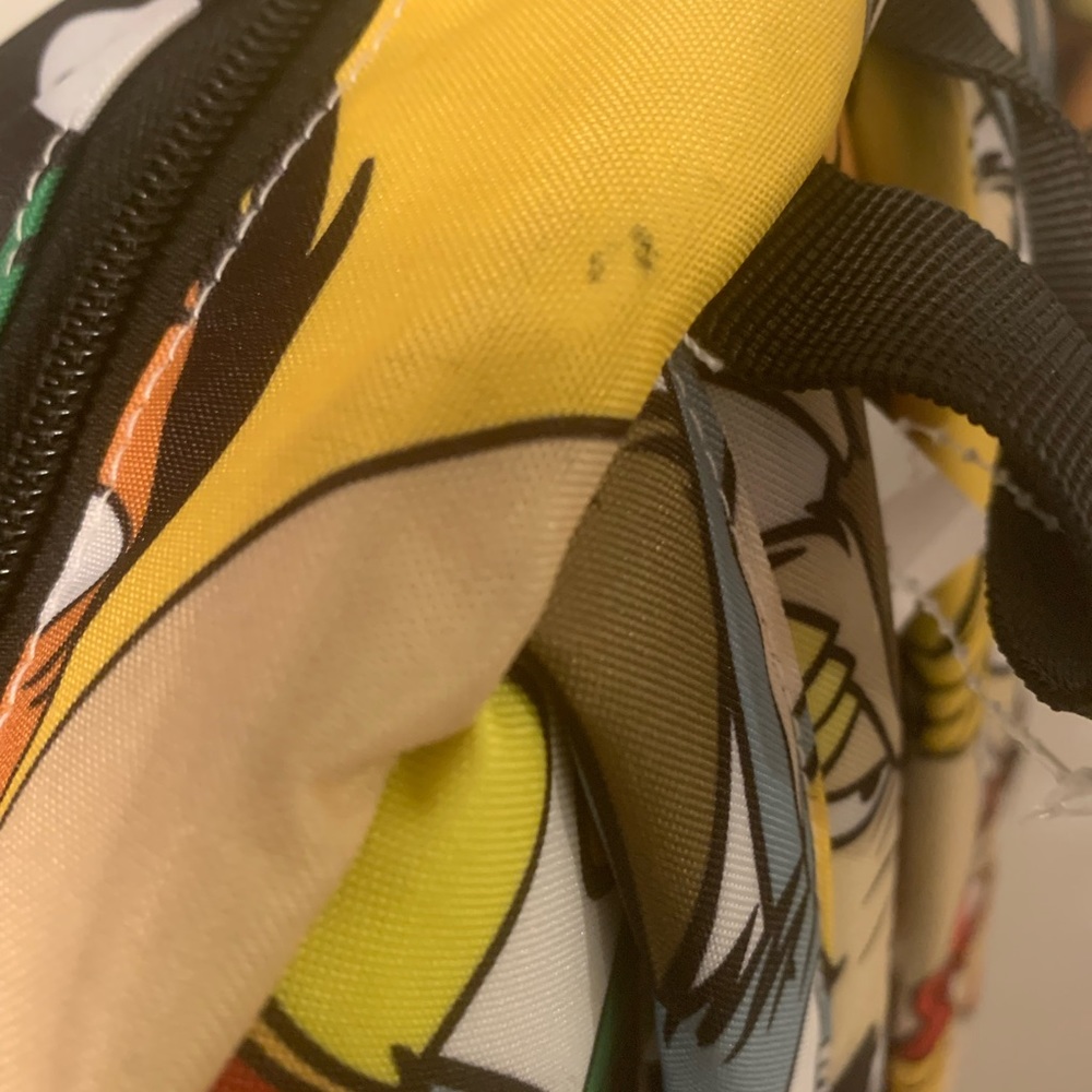 Licensed Looney Tuneys Characters Large 16” Backpack with front zipper pocket